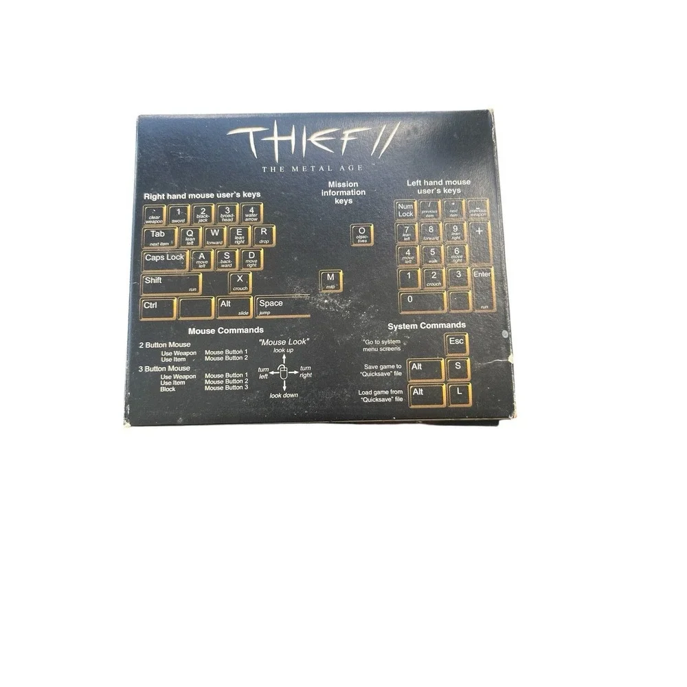 Thief II: The Metal Age‎ (PC, 2000) 3 Disc